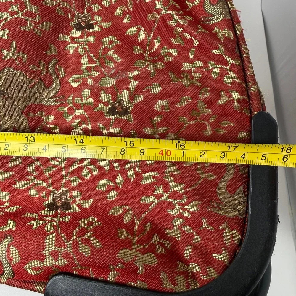 Rare American Flyer Luggage Budapest Personal Bag‎ Metalic Red Carry on